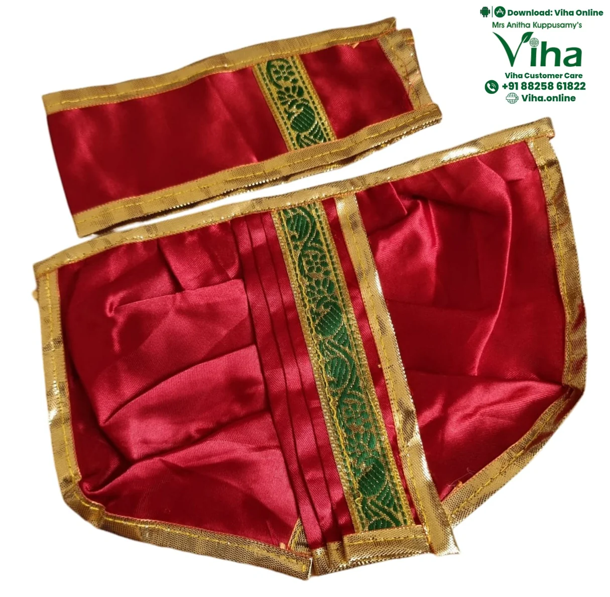 Ganesha Dhoti | Krishna Dhoti - 6" Inches - Image 11
