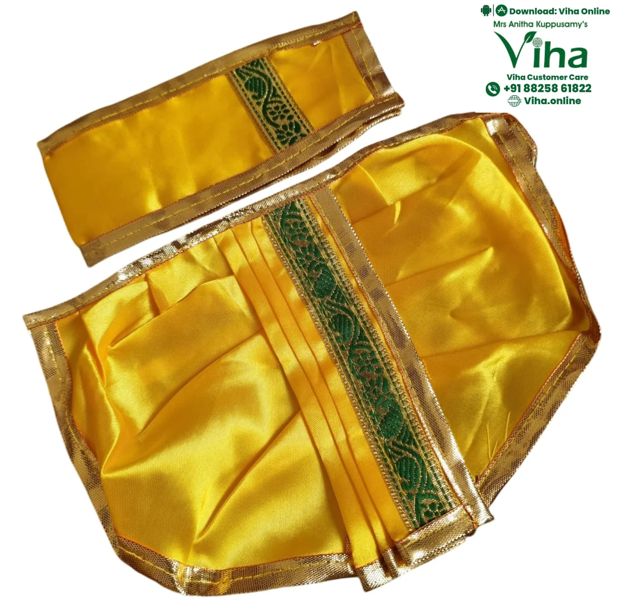 Ganesha Dhoti | Krishna Dhoti - 6" Inches - Image 12