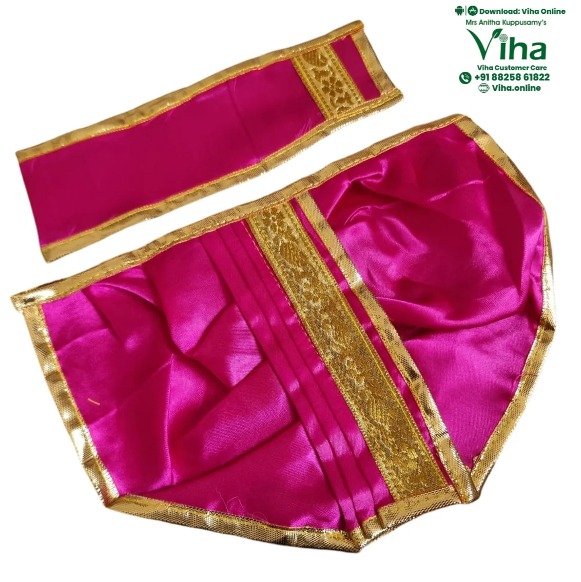 Ganesha Dhoti | Krishna Dhoti - 6" Inches - Image 16