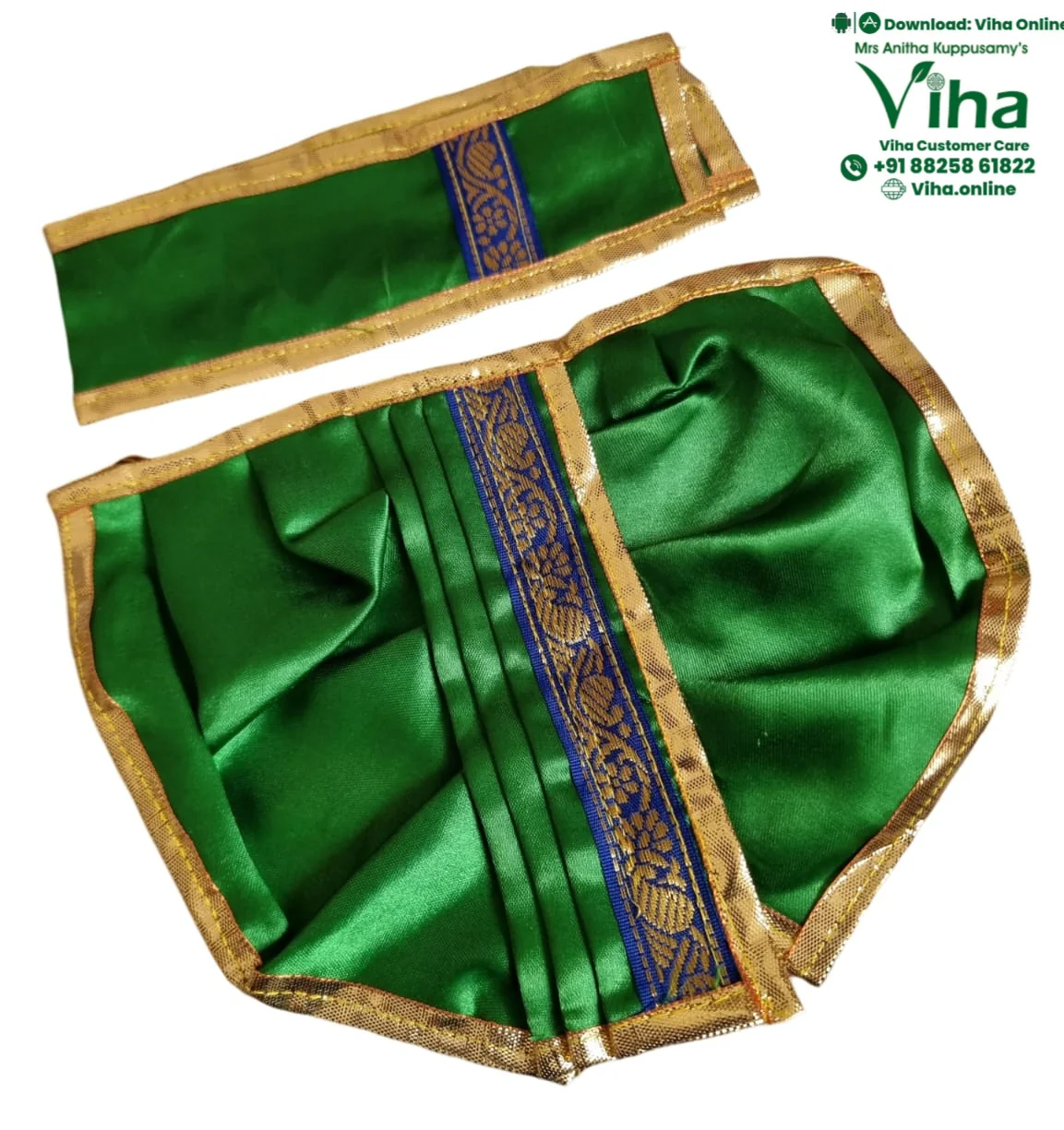 Ganesha Dhoti | Krishna Dhoti - 6" Inches - Image 17