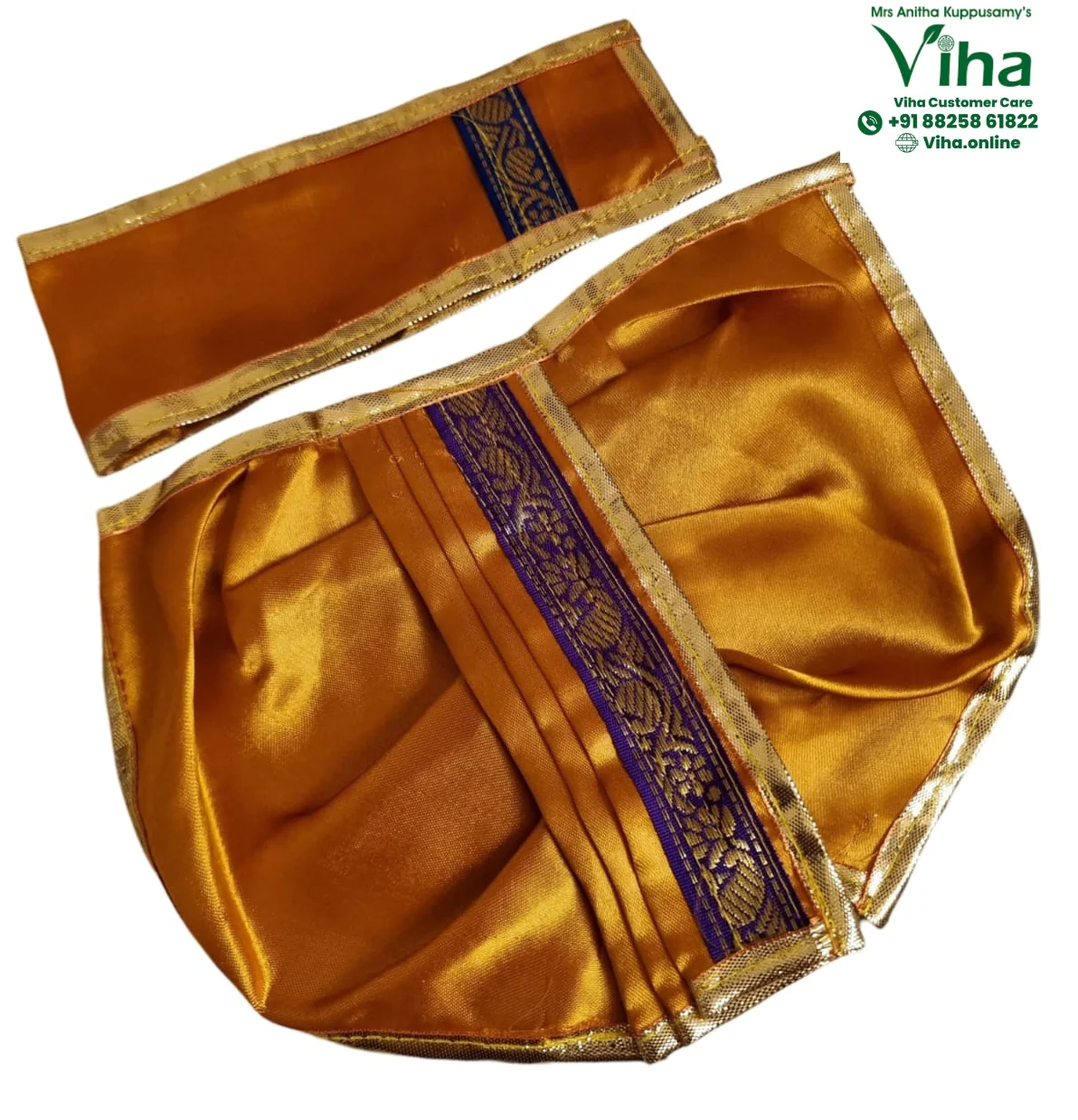 Ganesha Dhoti | Krishna Dhoti - 6" Inches - Image 4