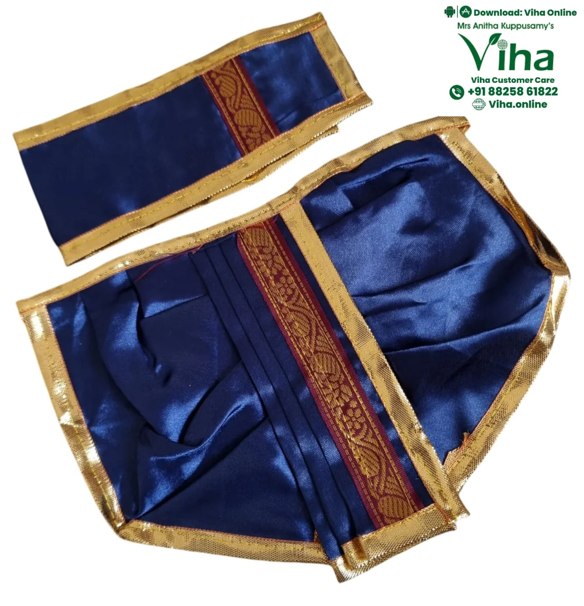 Ganesha Dhoti | Krishna Dhoti - 6" Inches - Image 5