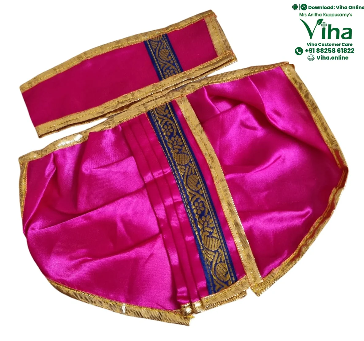 Ganesha Dhoti | Krishna Dhoti - 6" Inches - Image 8