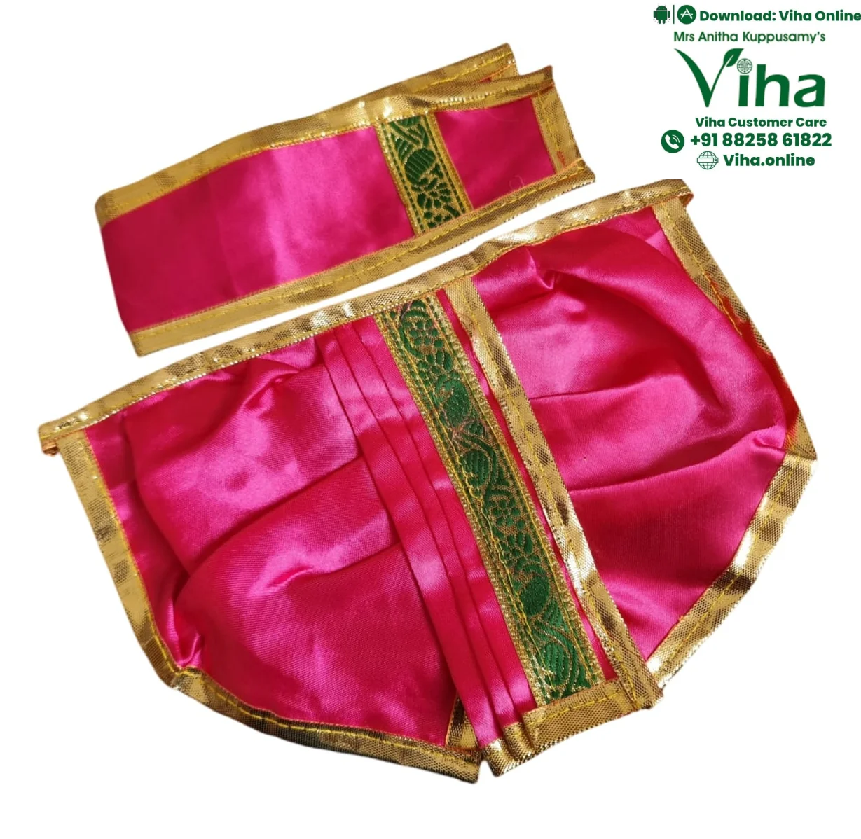 Ganesha Dhoti | Krishna Dhoti - 6" Inches - Image 9