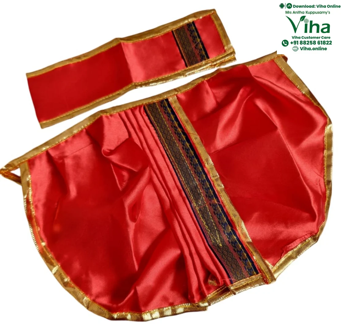 Ganesha Dhoti Set | Krishna Dhoti Set - 7"Inches - Image 11