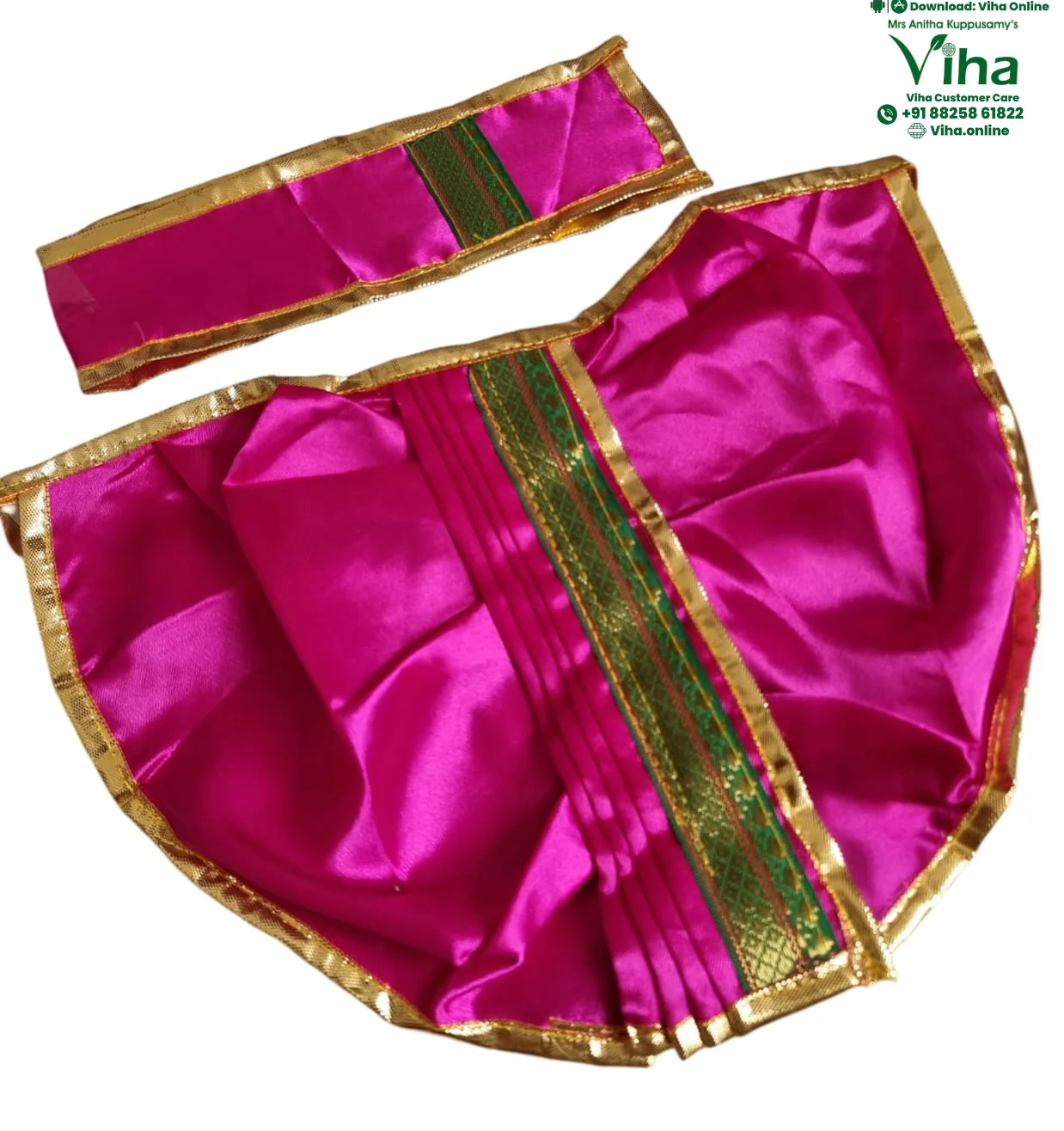 Ganesha Dhoti Set | Krishna Dhoti Set - 7"Inches - Image 16