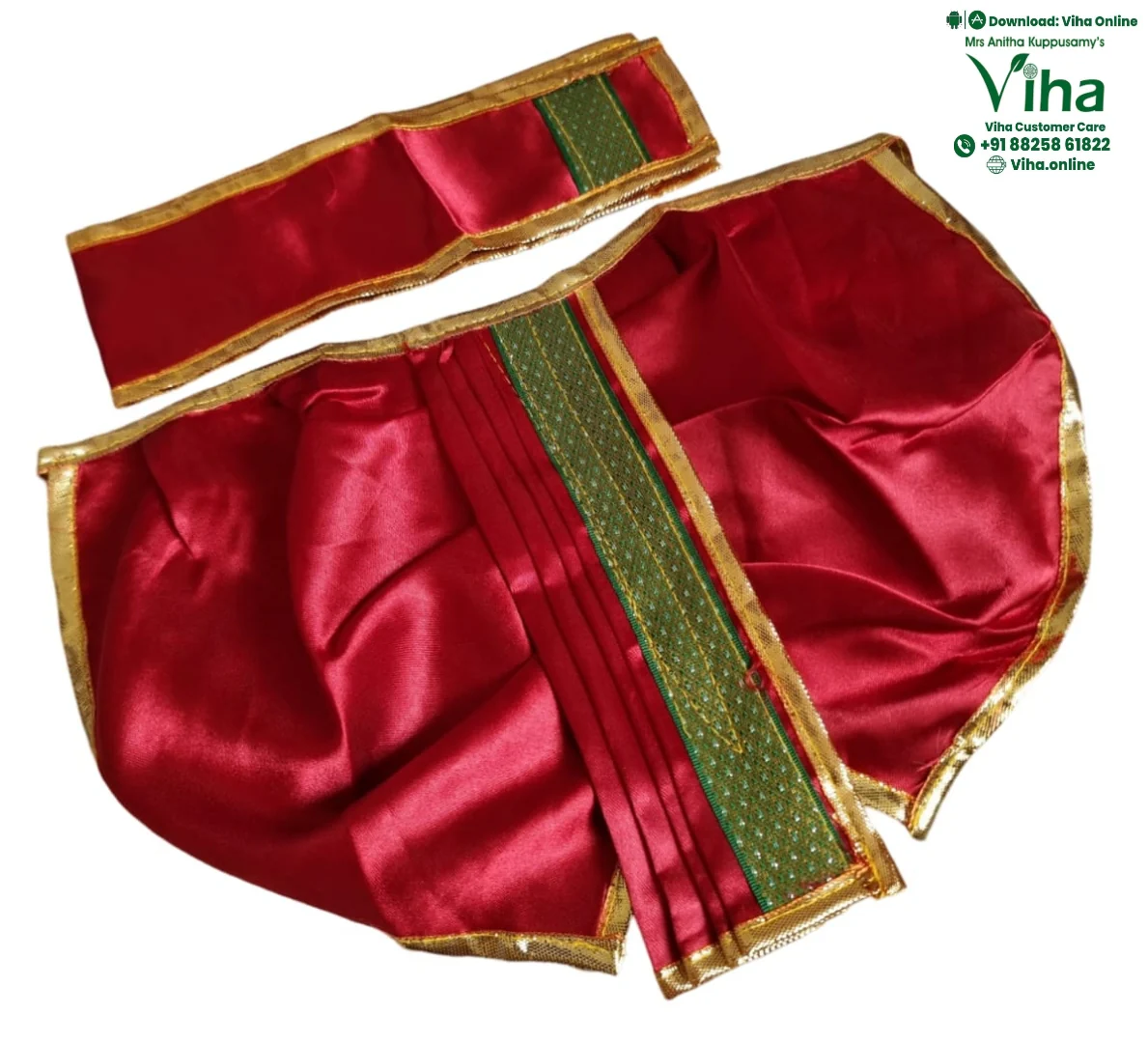Ganesha Dhoti Set | Krishna Dhoti Set - 7"Inches - Image 17
