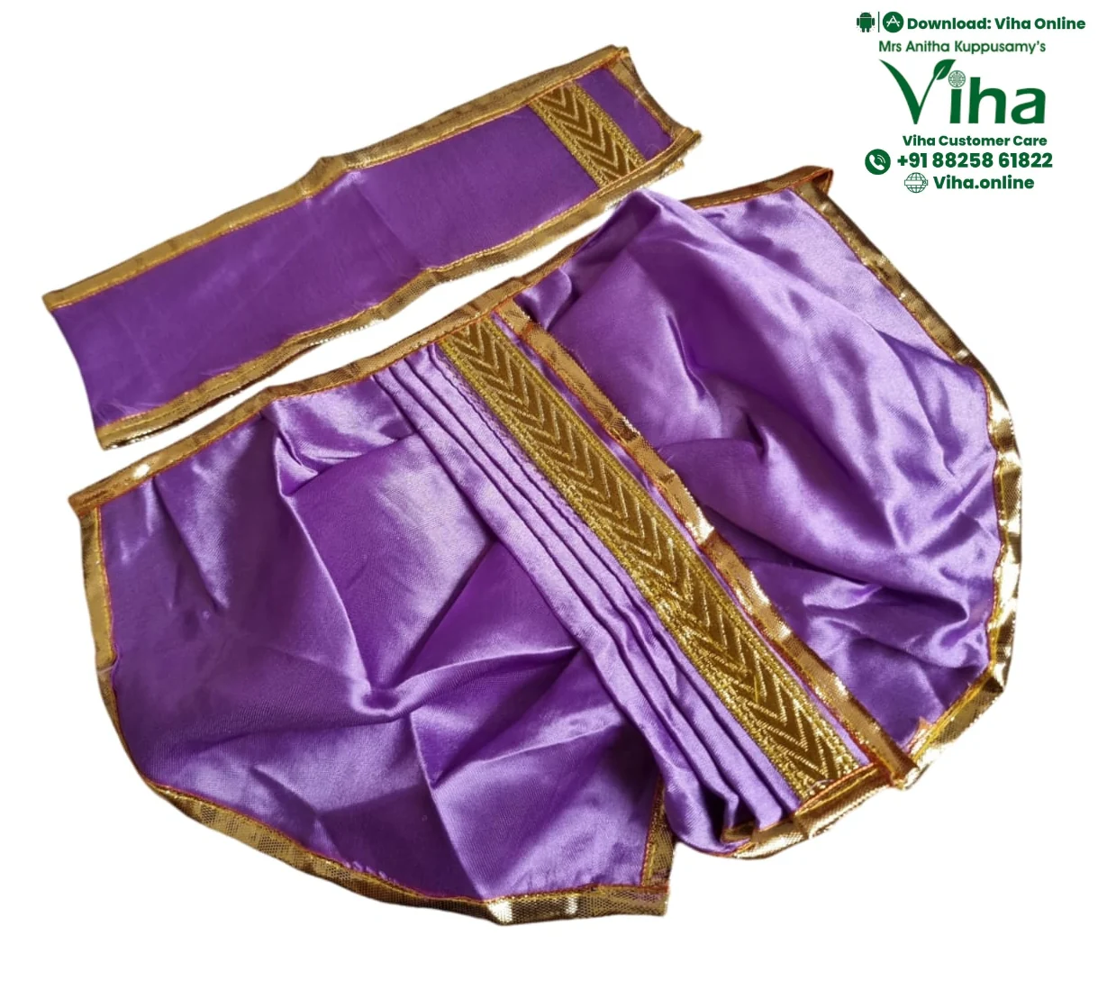 Ganesha Dhoti Set | Krishna Dhoti Set - 7"Inches - Image 18