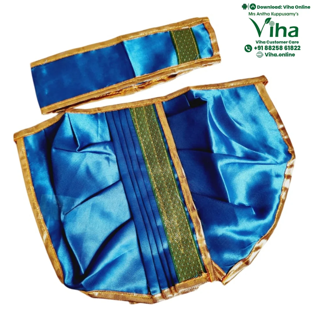 Ganesha Dhoti Set | Krishna Dhoti Set - 7"Inches - Image 3