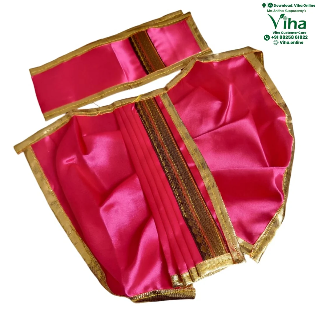 Ganesha Dhoti Set | Krishna Dhoti Set - 7"Inches - Image 4