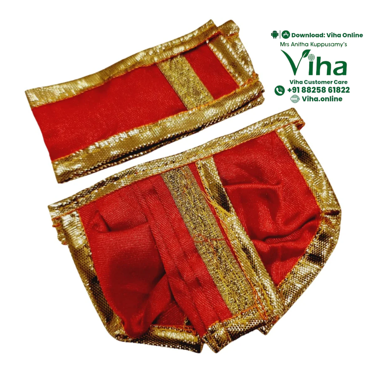 Ganesha & Krishna Dhoti - 2.5"Inches - Image 10