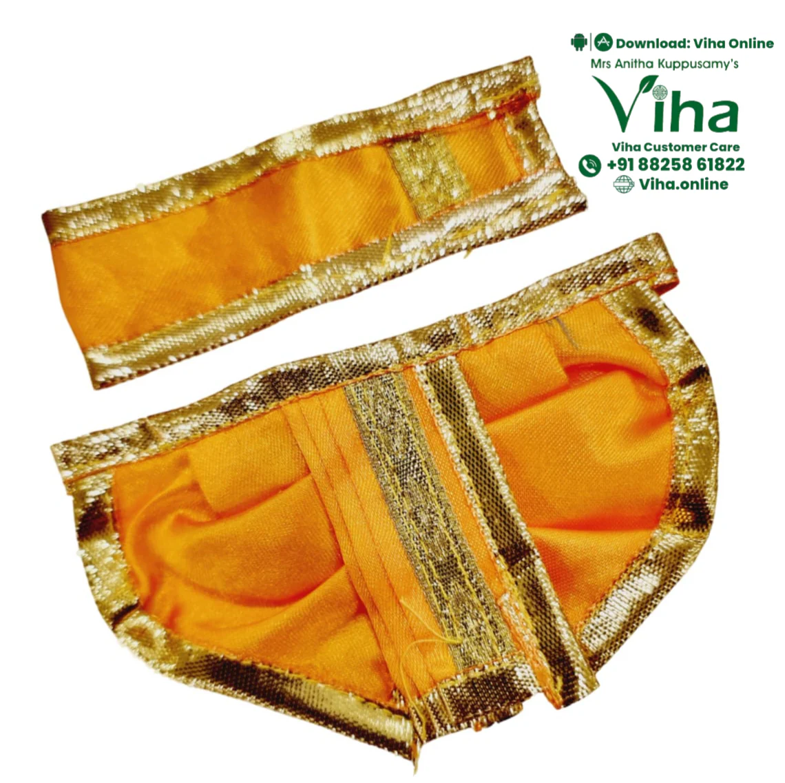 Ganesha & Krishna Dhoti - 2.5"Inches - Image 14