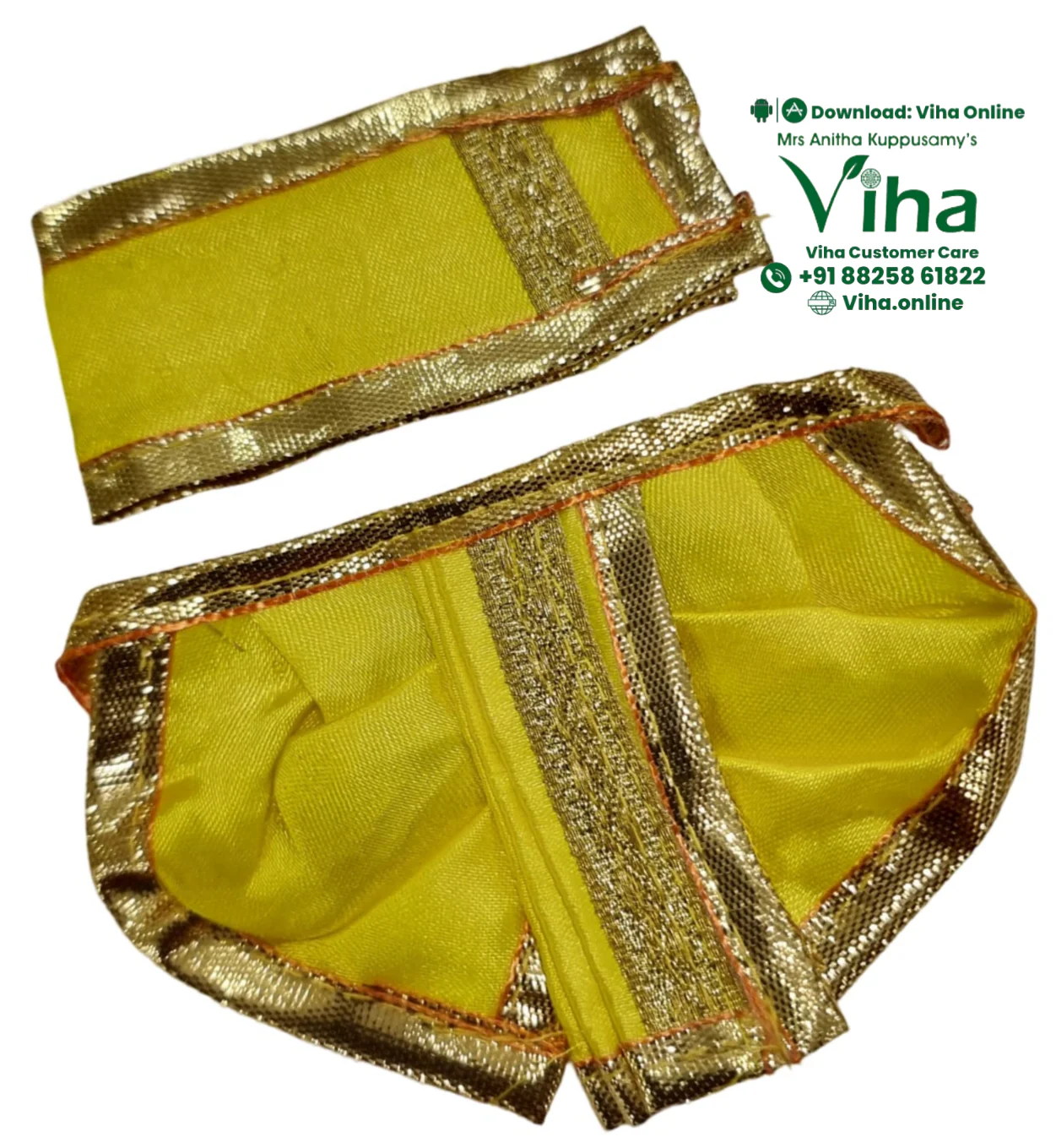 Ganesha & Krishna Dhoti - 2.5"Inches - Image 15