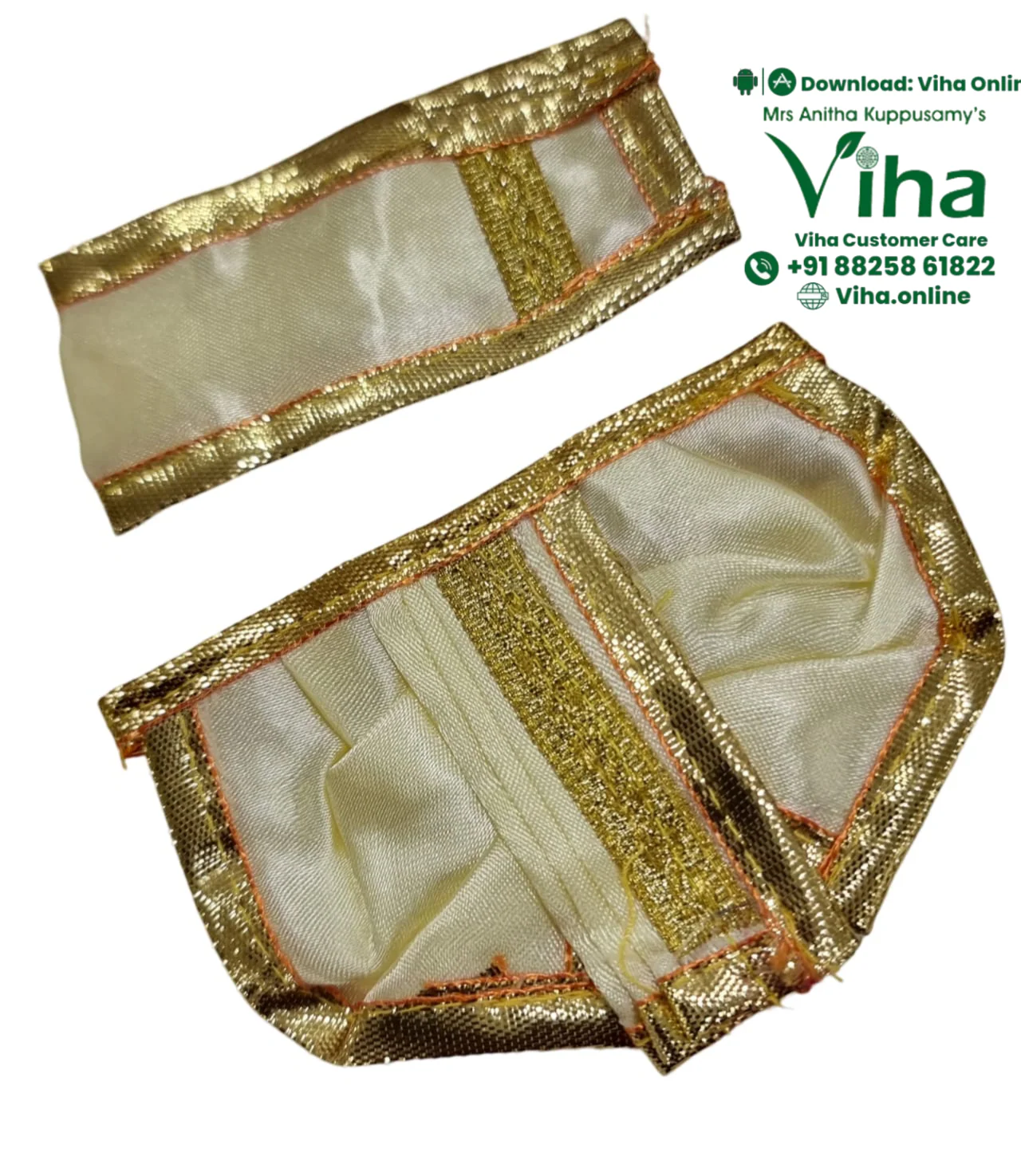 Ganesha & Krishna Dhoti - 2.5"Inches - Image 16