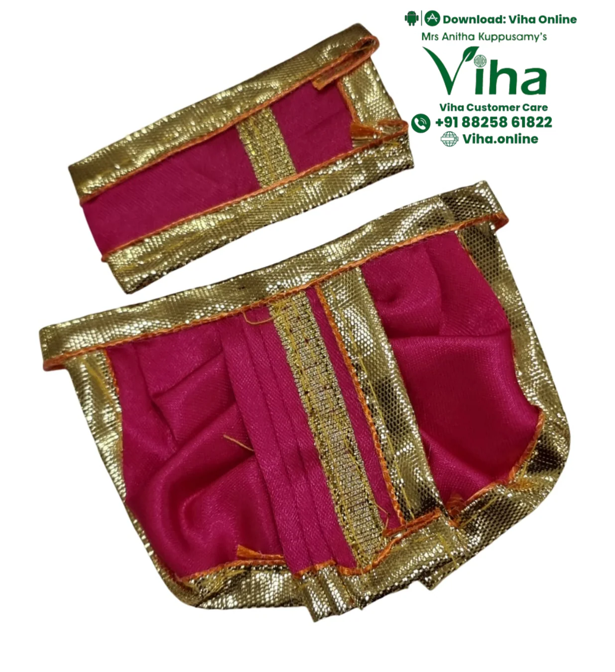 Ganesha & Krishna Dhoti - 2.5"Inches - Image 18