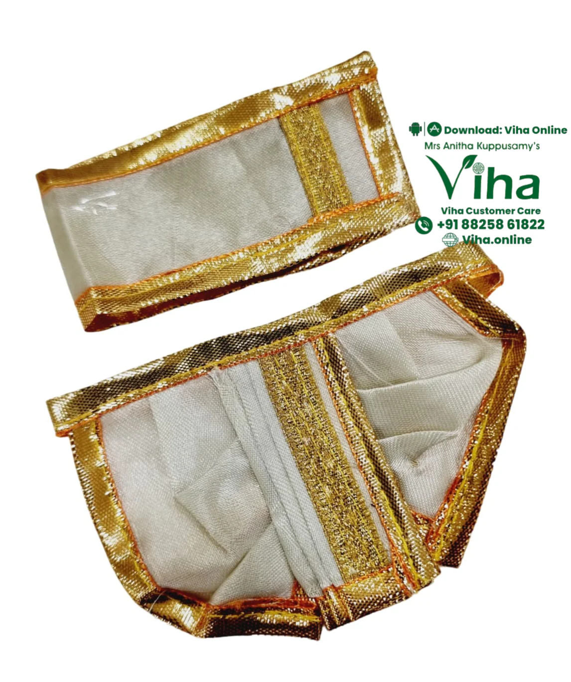 Ganesha & Krishna Dhoti - 2.5"Inches - Image 19