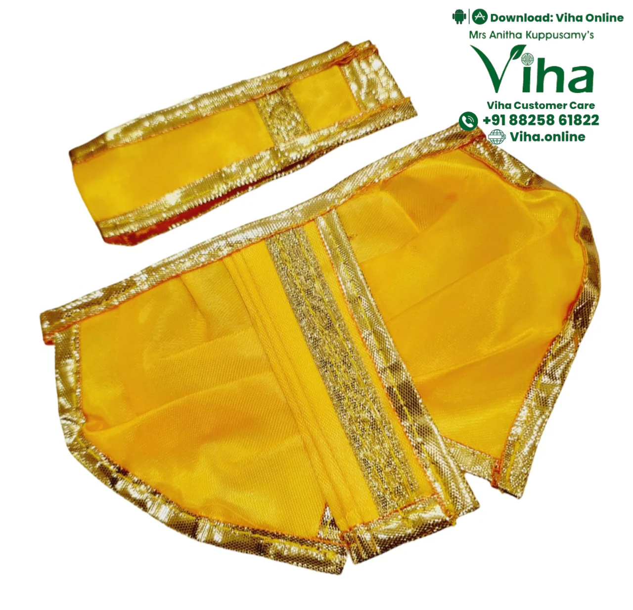 Ganesha & Krishna Dhoti - 2.5"Inches - Image 20