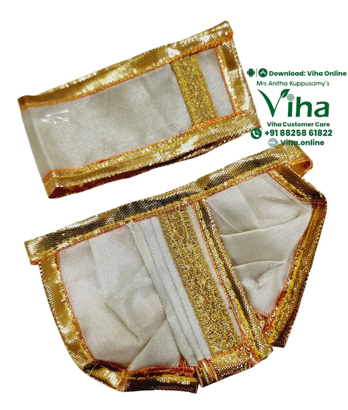 Ganesha & Krishna Dhoti - 2.5"Inches - Image 22