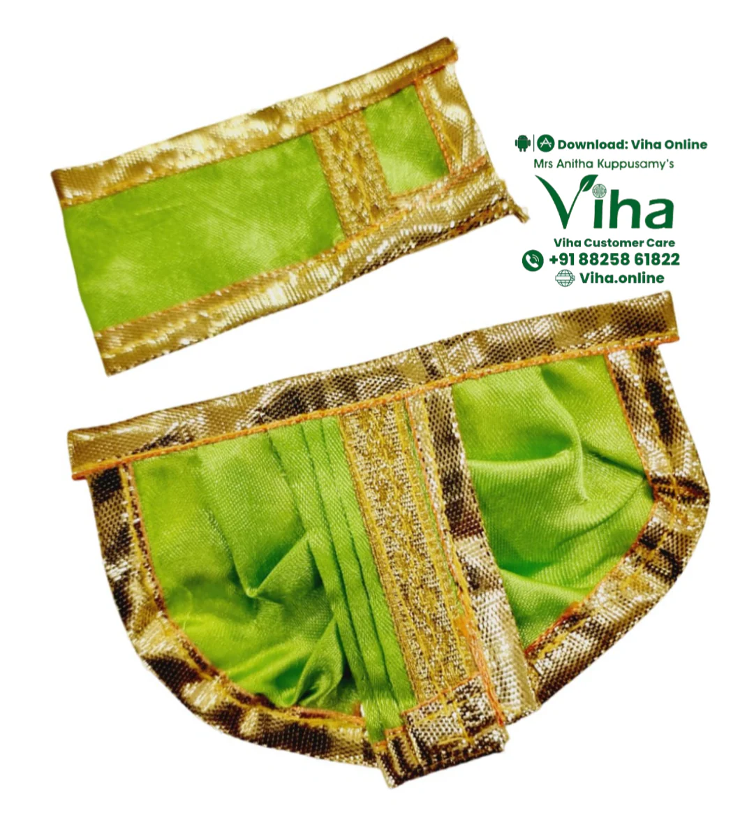 Ganesha & Krishna Dhoti - 2.5"Inches - Image 6