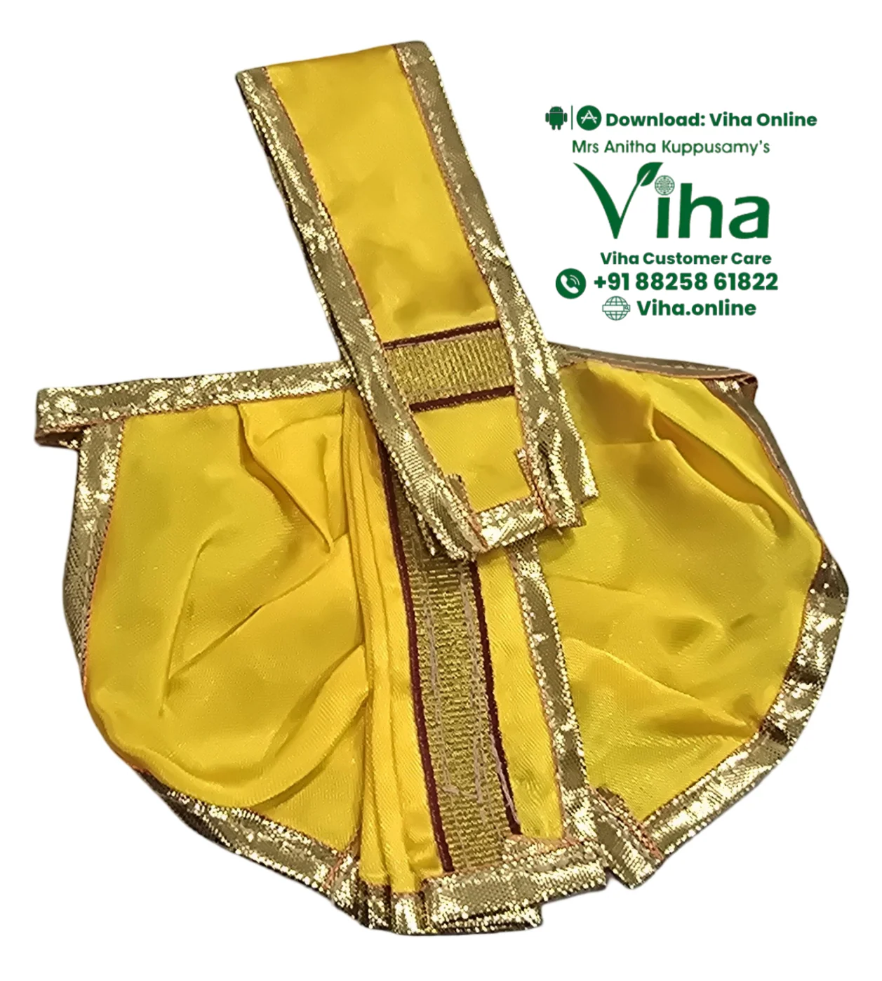 Ganesha & Krishna Dhoti - 4" Inches - Image 13