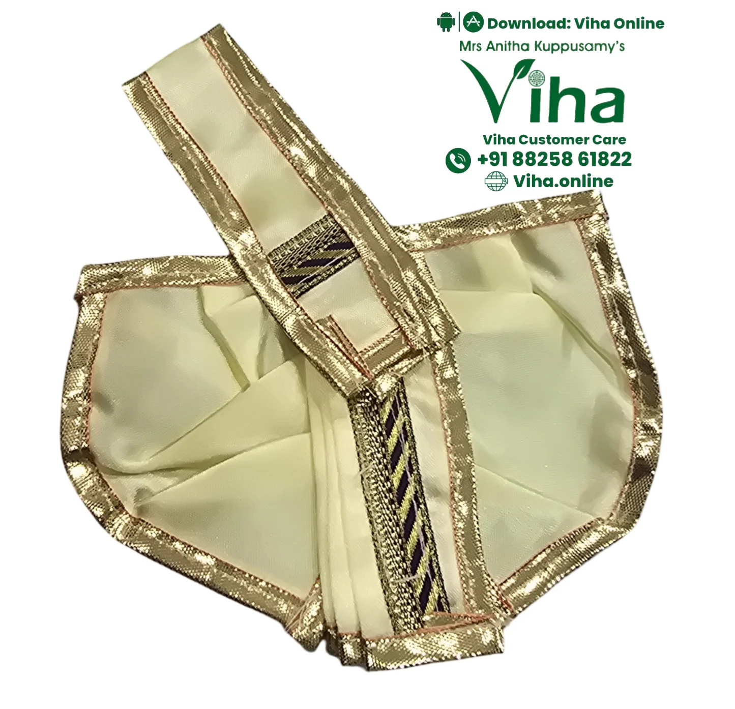 Ganesha & Krishna Dhoti - 4" Inches - Image 16