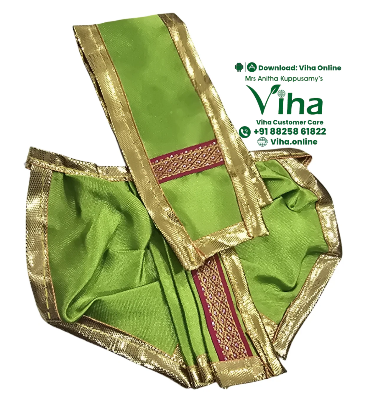Ganesha & Krishna Dhoti - 4" Inches - Image 17
