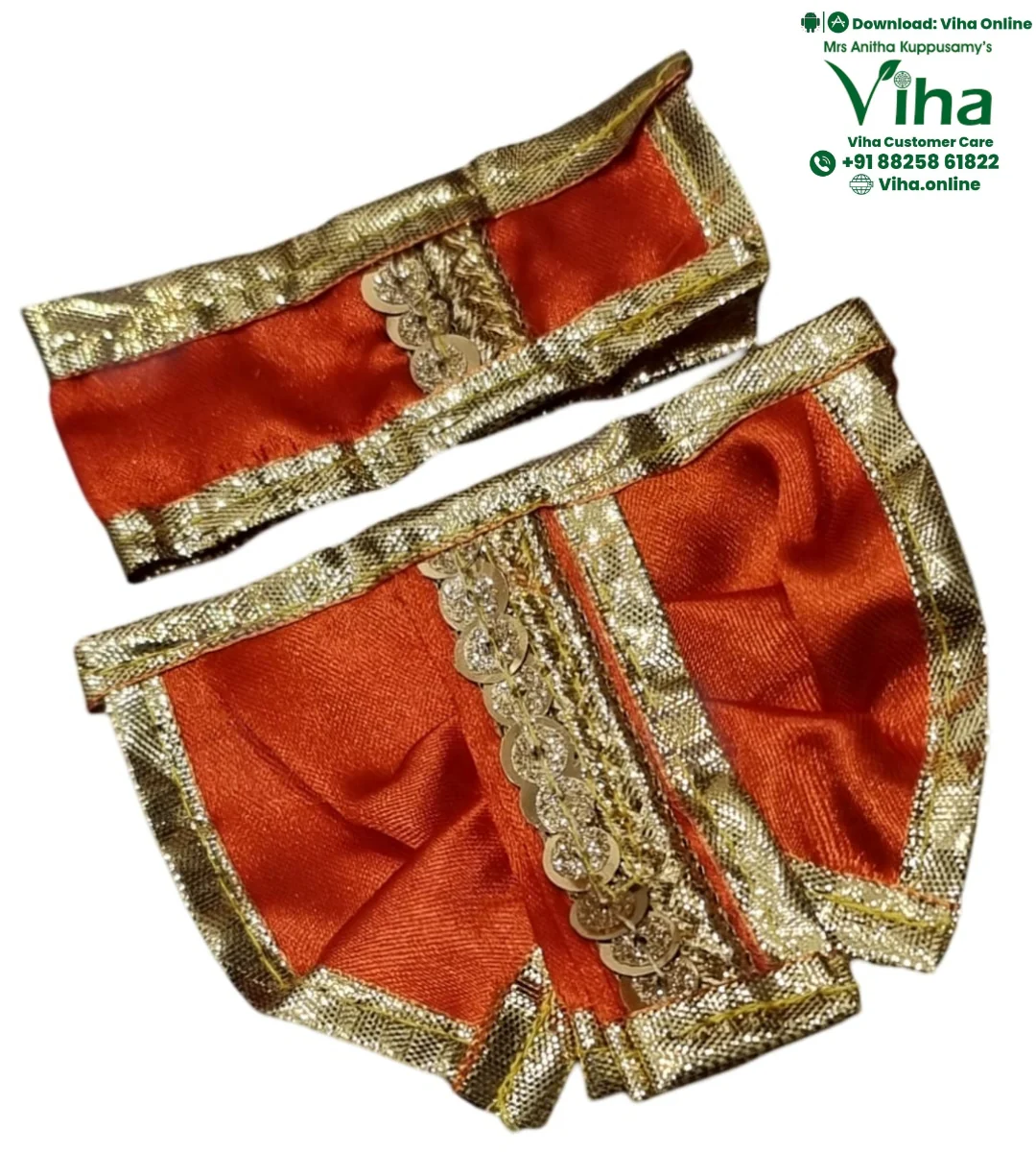 Ganesha | Krishna Dhoti Set - 3" Inches - Image 11