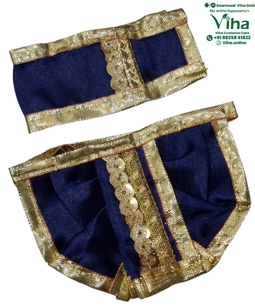 Ganesha | Krishna Dhoti Set - 3" Inches - Image 12