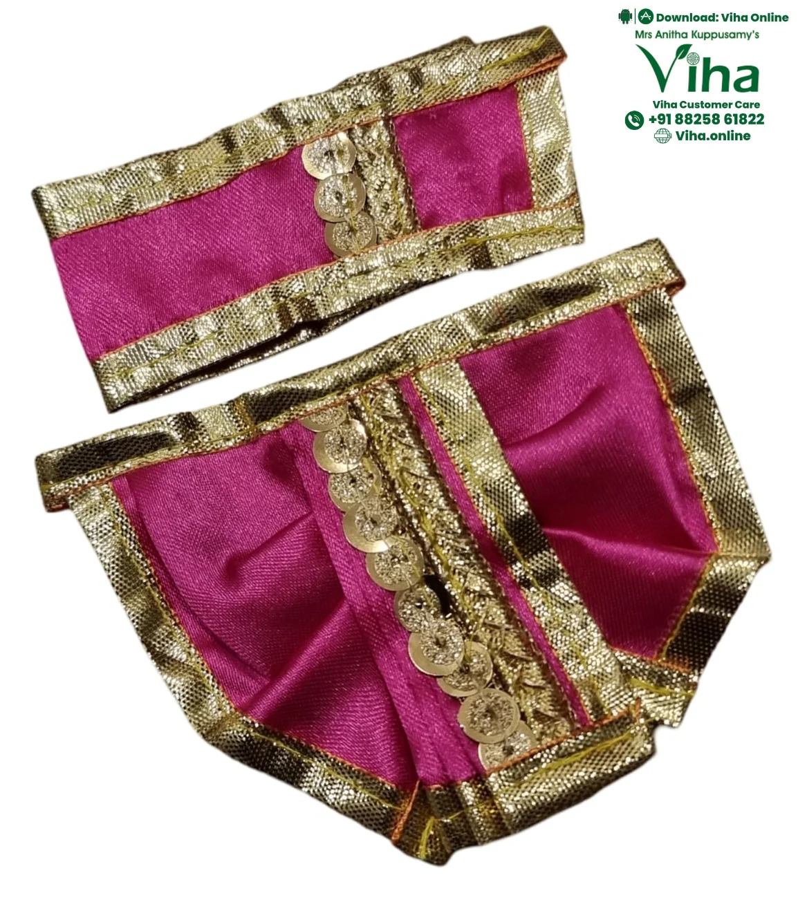 Ganesha | Krishna Dhoti Set - 3" Inches - Image 3