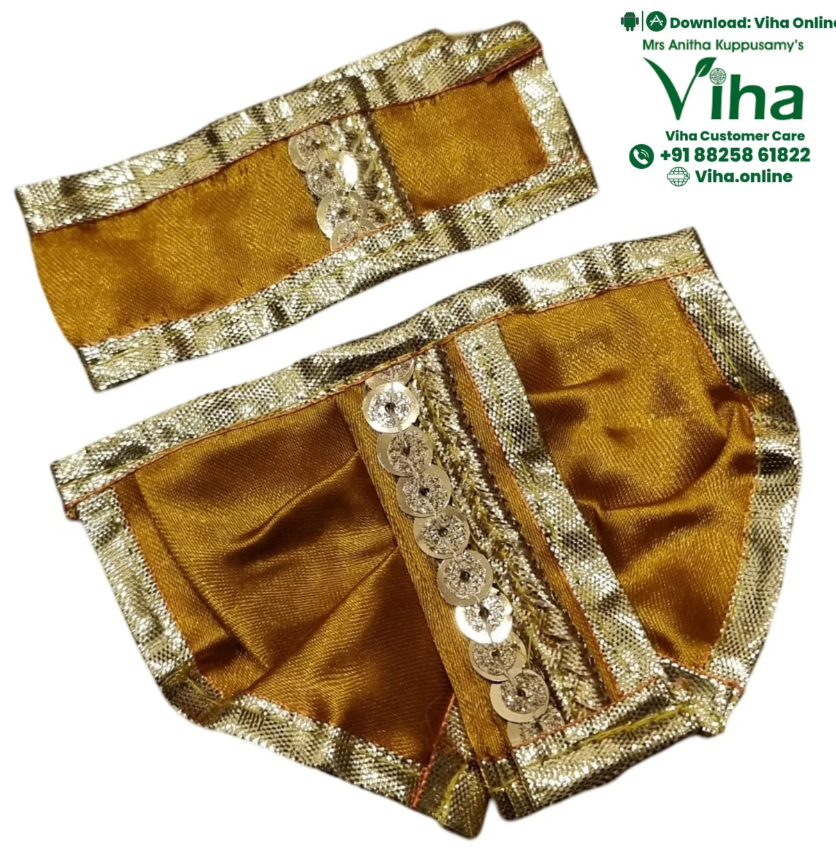 Ganesha | Krishna Dhoti Set - 3" Inches - Image 4