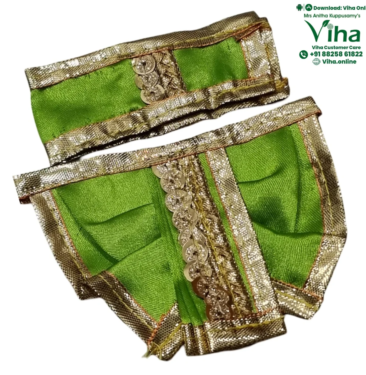 Ganesha | Krishna Dhoti Set - 3" Inches - Image 6