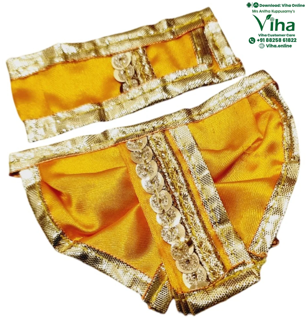 Ganesha | Krishna Dhoti Set - 3" Inches - Image 7