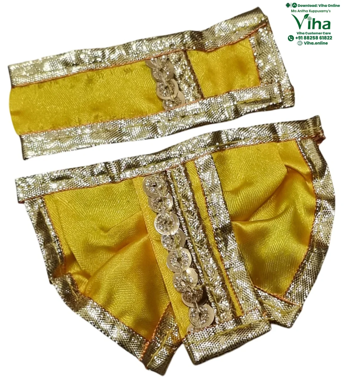 Ganesha | Krishna Dhoti Set - 3" Inches - Image 9