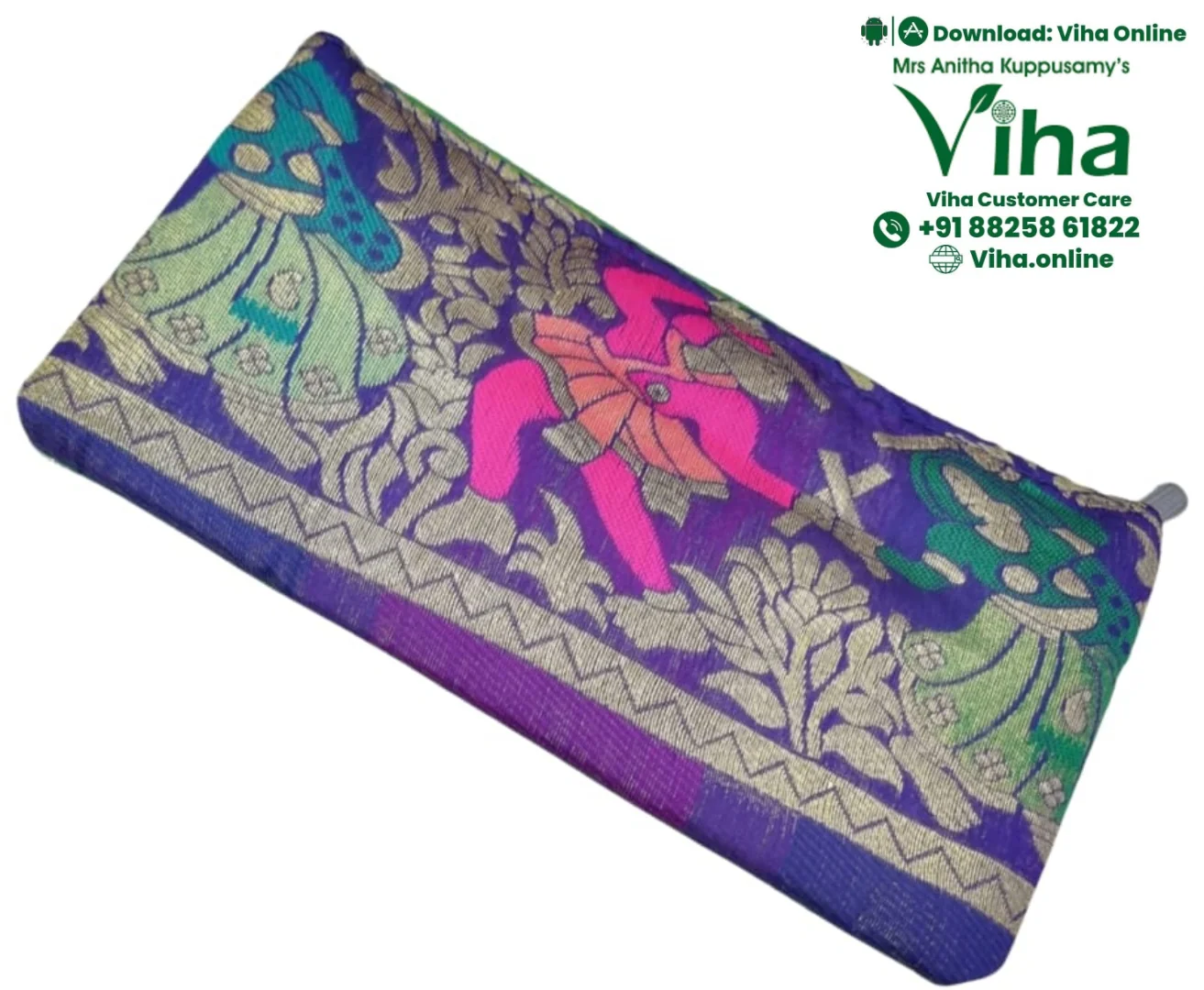 Rajasthani Cotton Silk Purse for Women - Image 11