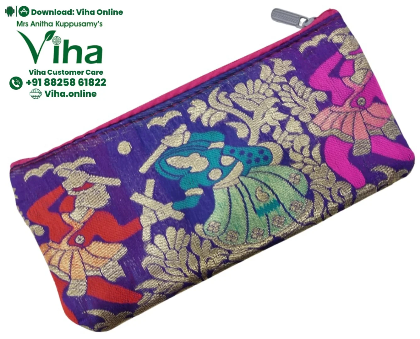 Rajasthani Cotton Silk Purse for Women - Image 13