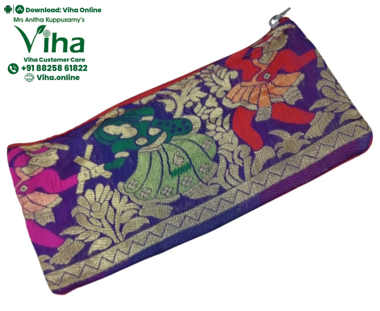 Rajasthani Cotton Silk Purse for Women - Image 4