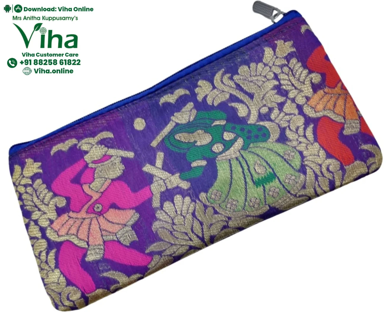 Rajasthani Cotton Silk Purse for Women - Image 10