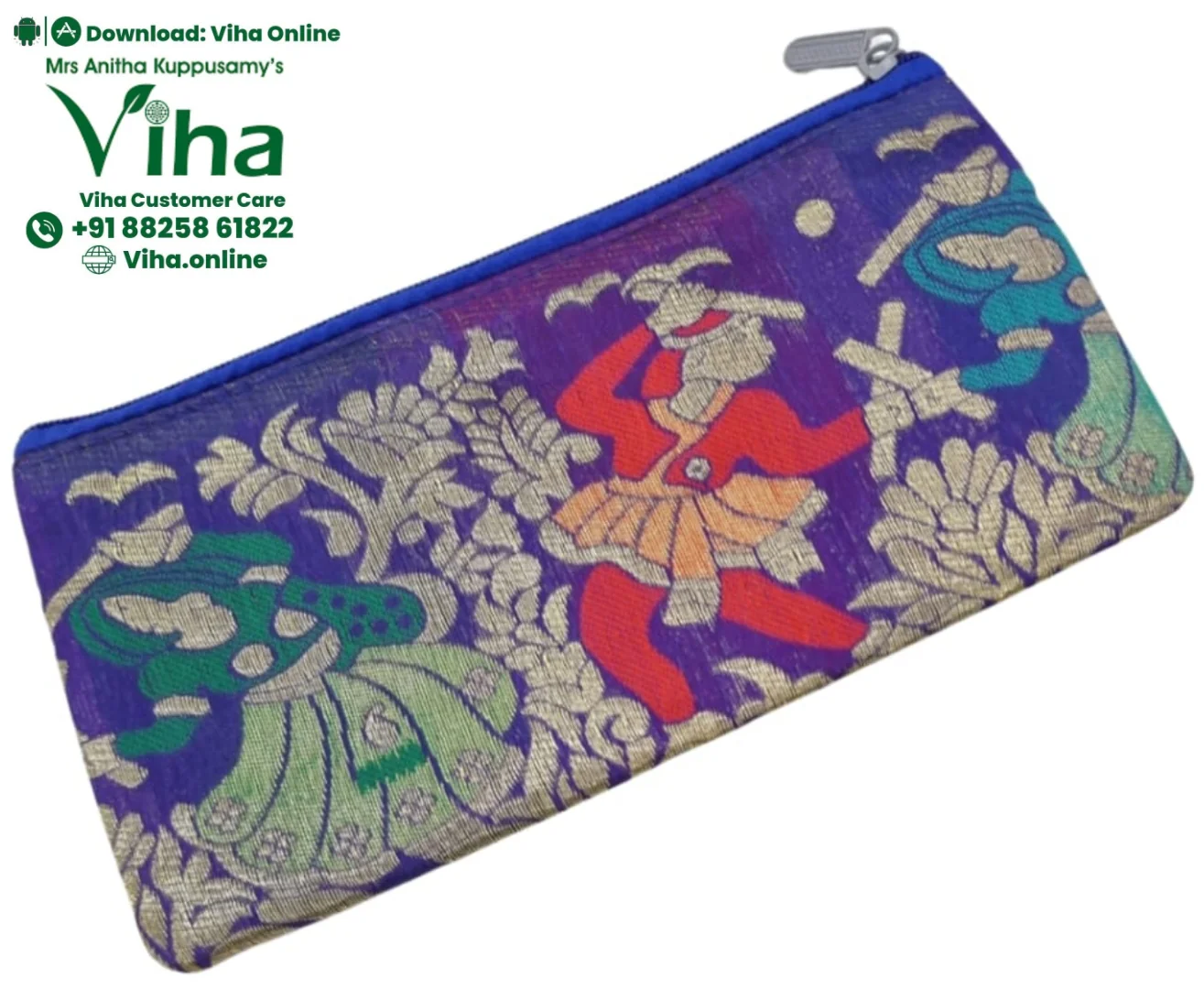 Rajasthani Cotton Silk Purse for Women - Image 7