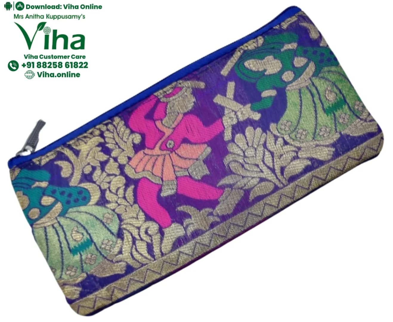 Rajasthani Cotton Silk Purse for Women - Image 8