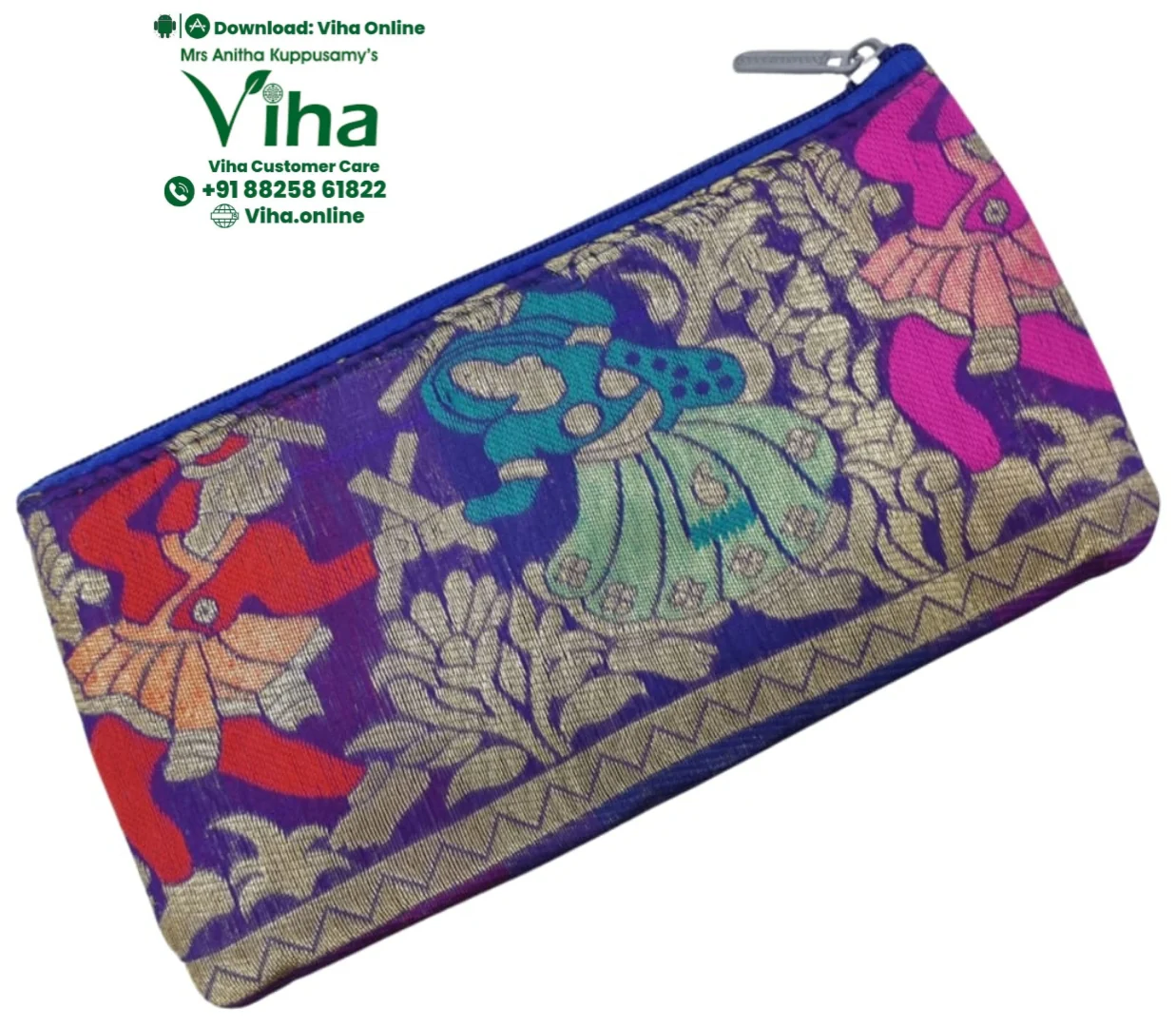 Rajasthani Cotton Silk Purse for Women - Image 9