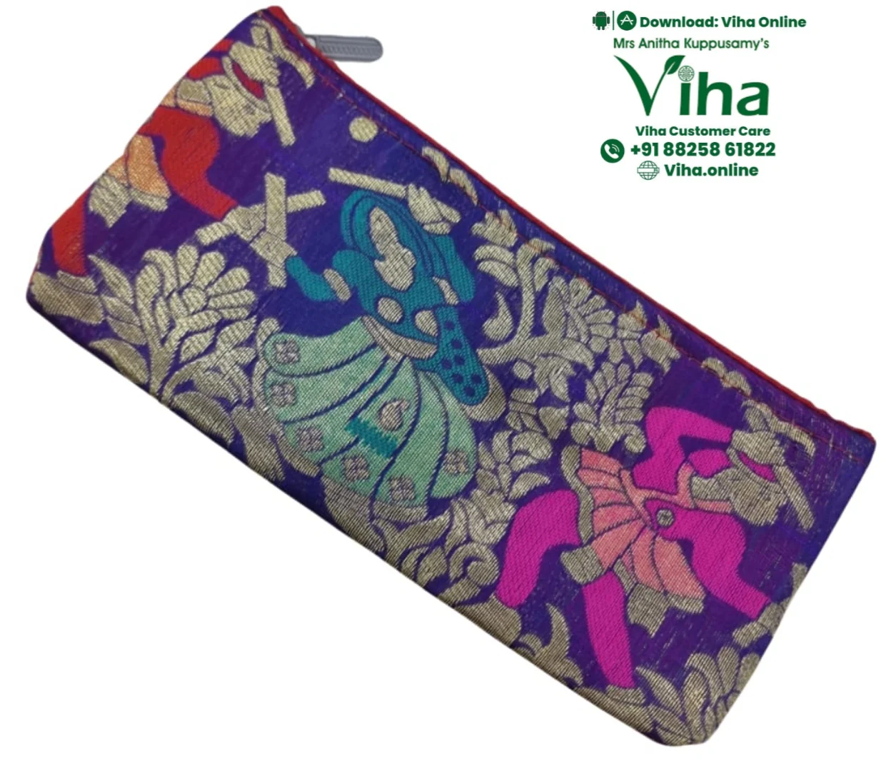 Rajasthani Cotton Silk Purse for Women - Image 5