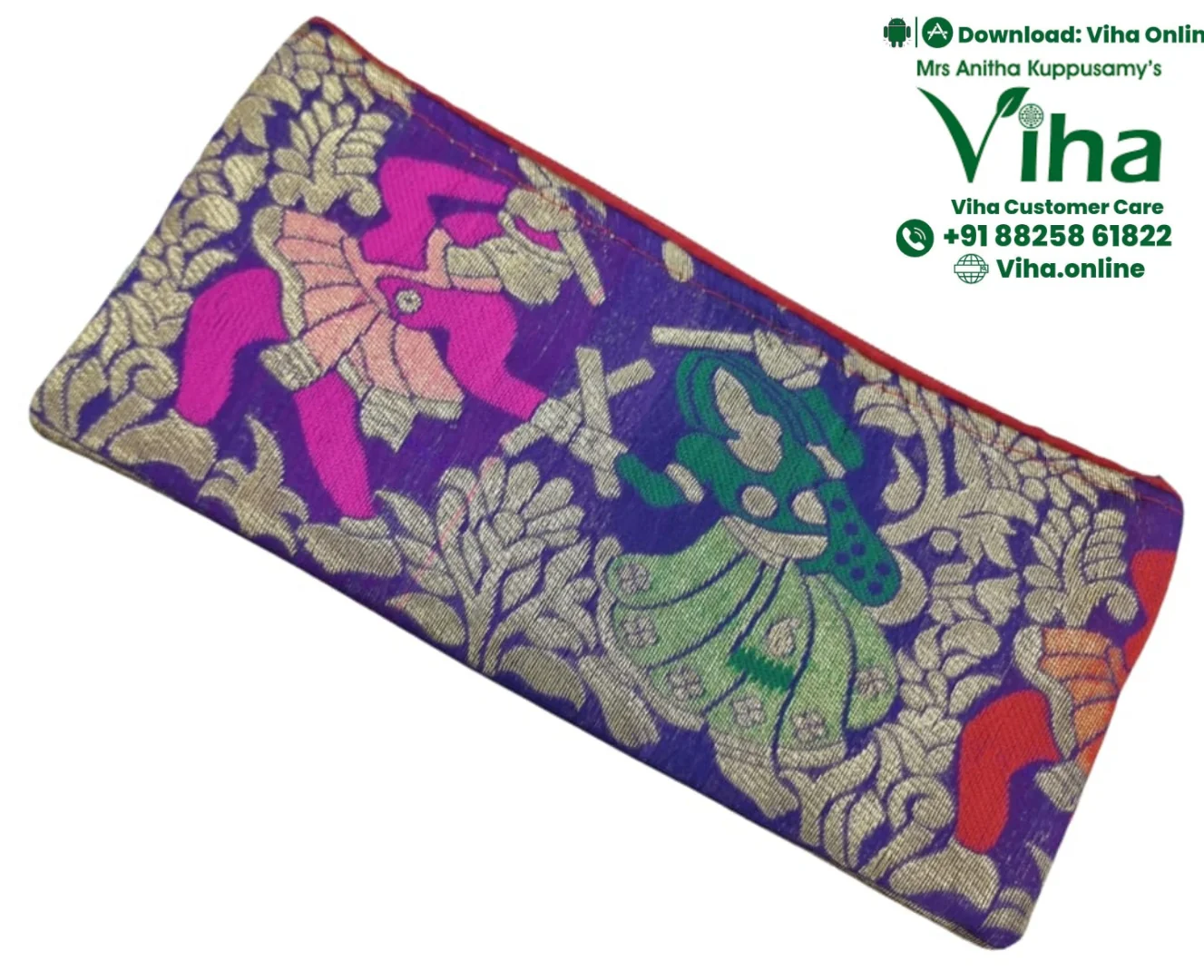 Rajasthani Cotton Silk Purse for Women - Image 6