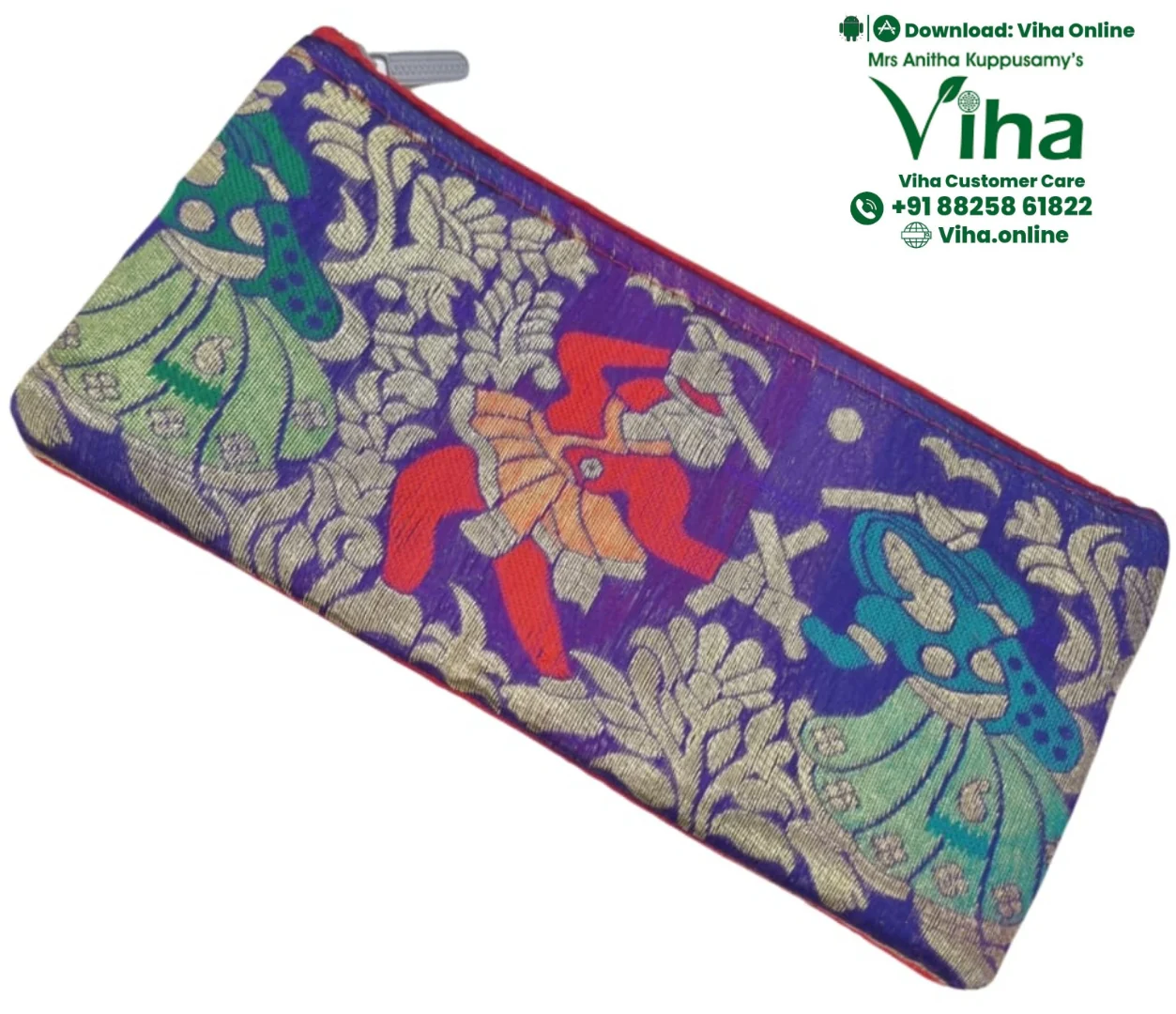 Rajasthani Cotton Silk Purse for Women - Image 7