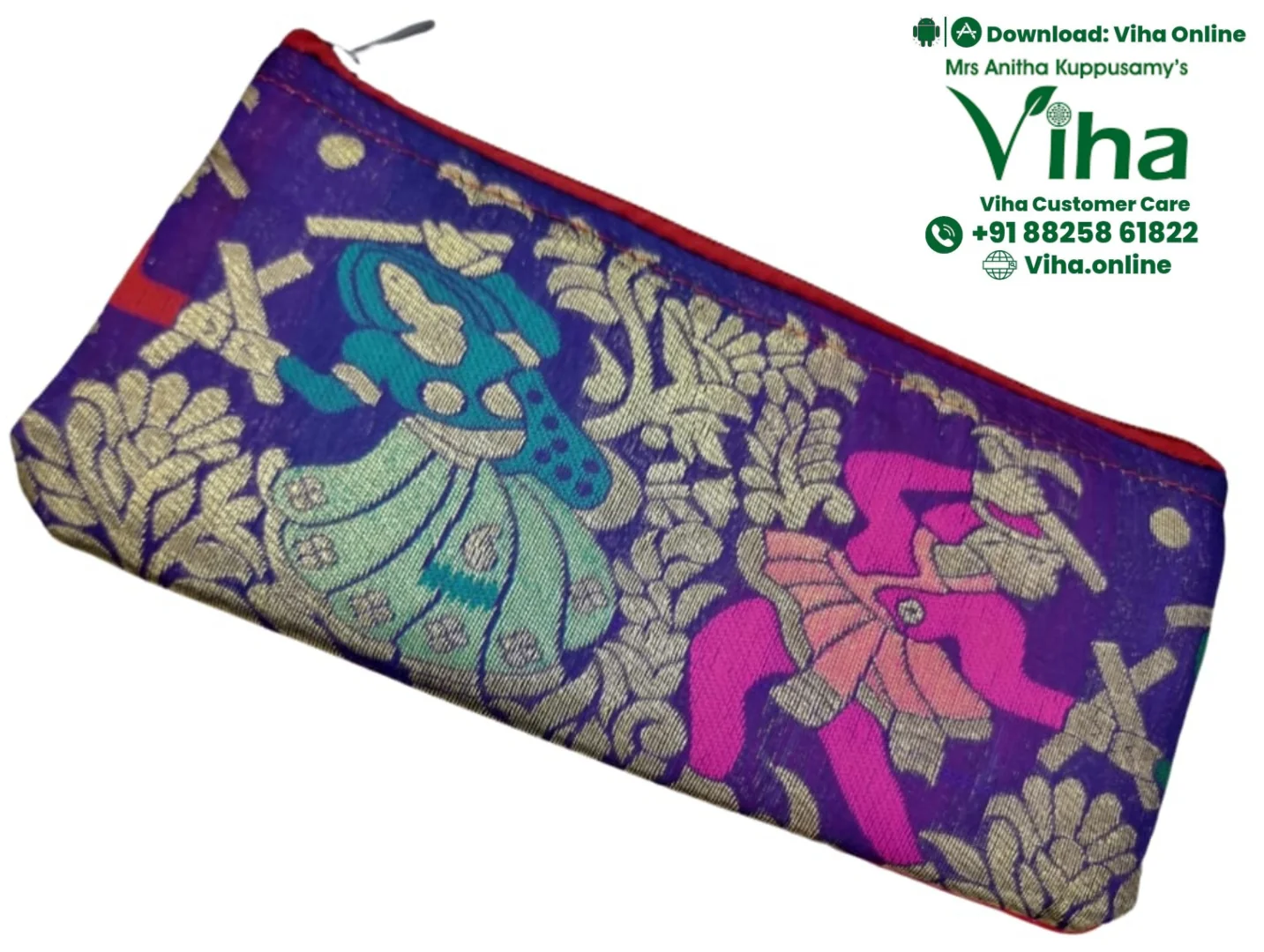 Rajasthani Cotton Silk Purse for Women - Image 8